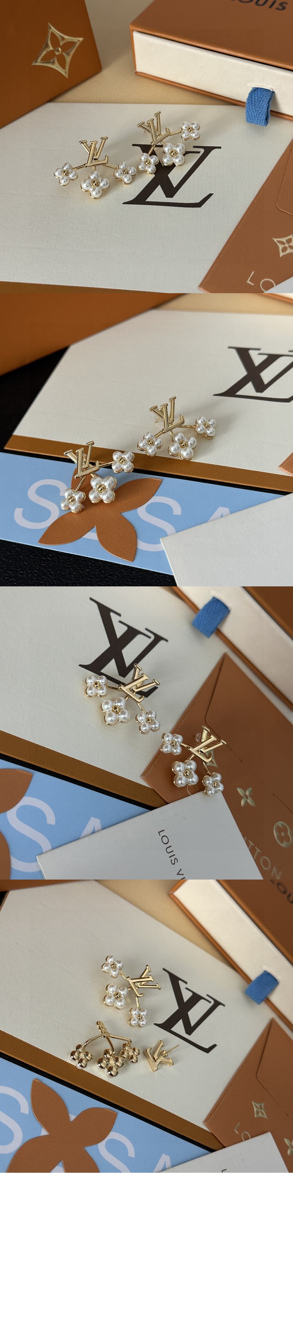 루이비통 LV 플로라그램 귀걸이 M00970