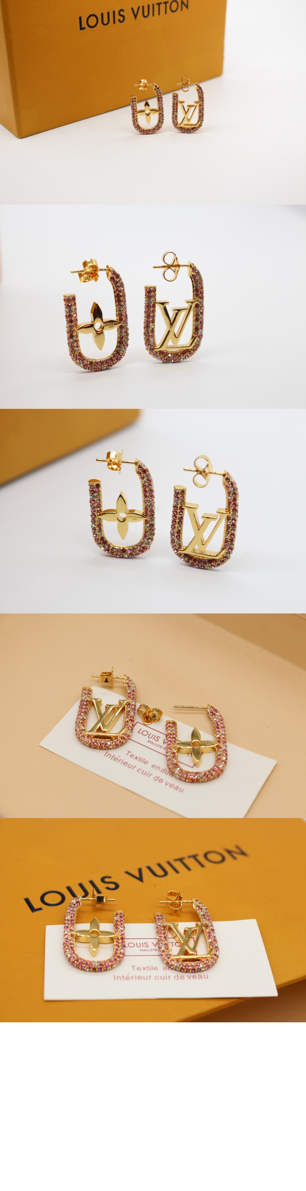 루이비통 마이 LV 체인 귀걸이 M01457