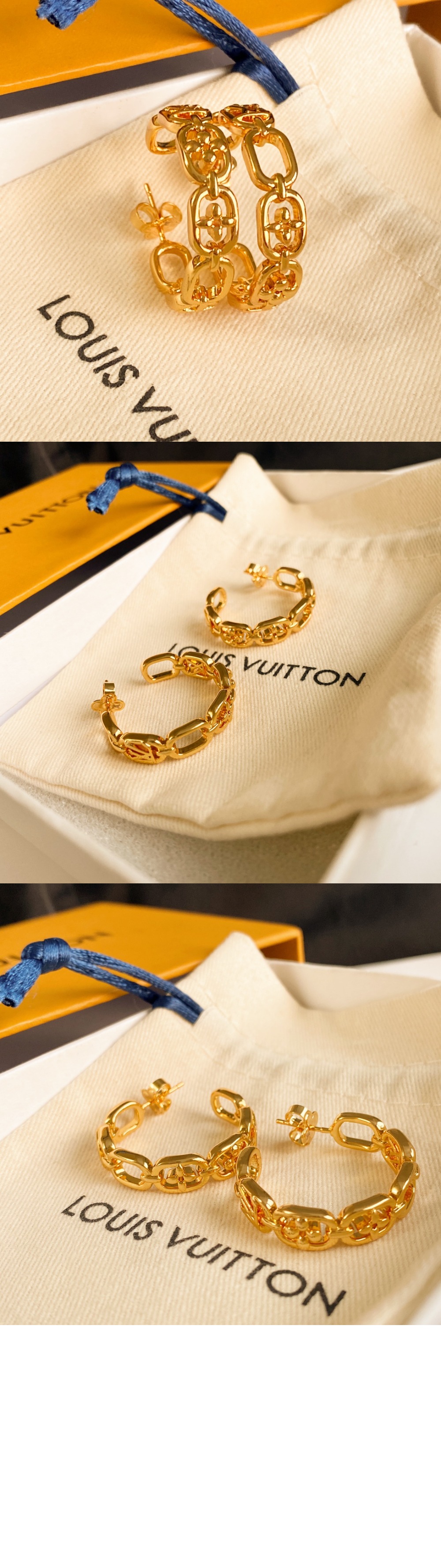 루이비통 My LV 체인 귀걸이 M01458