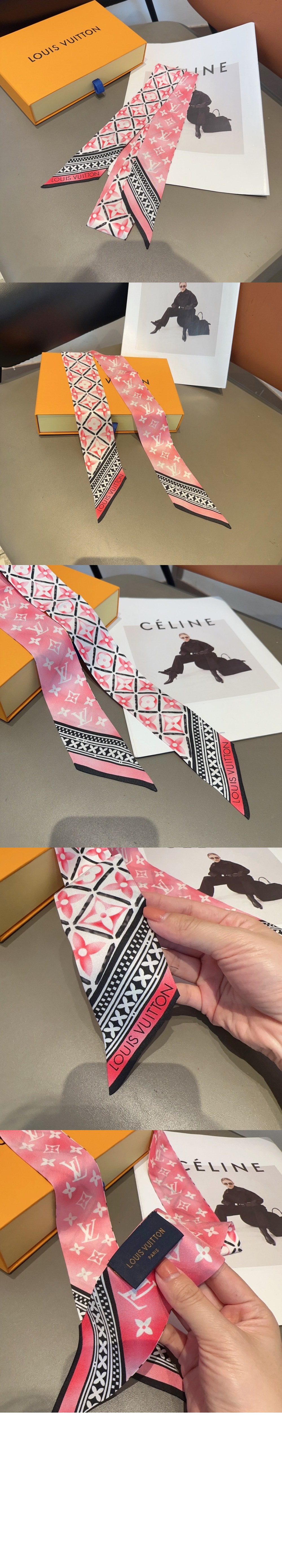 루이비통 모노그램 플라워 타일 BB 방도 M78974