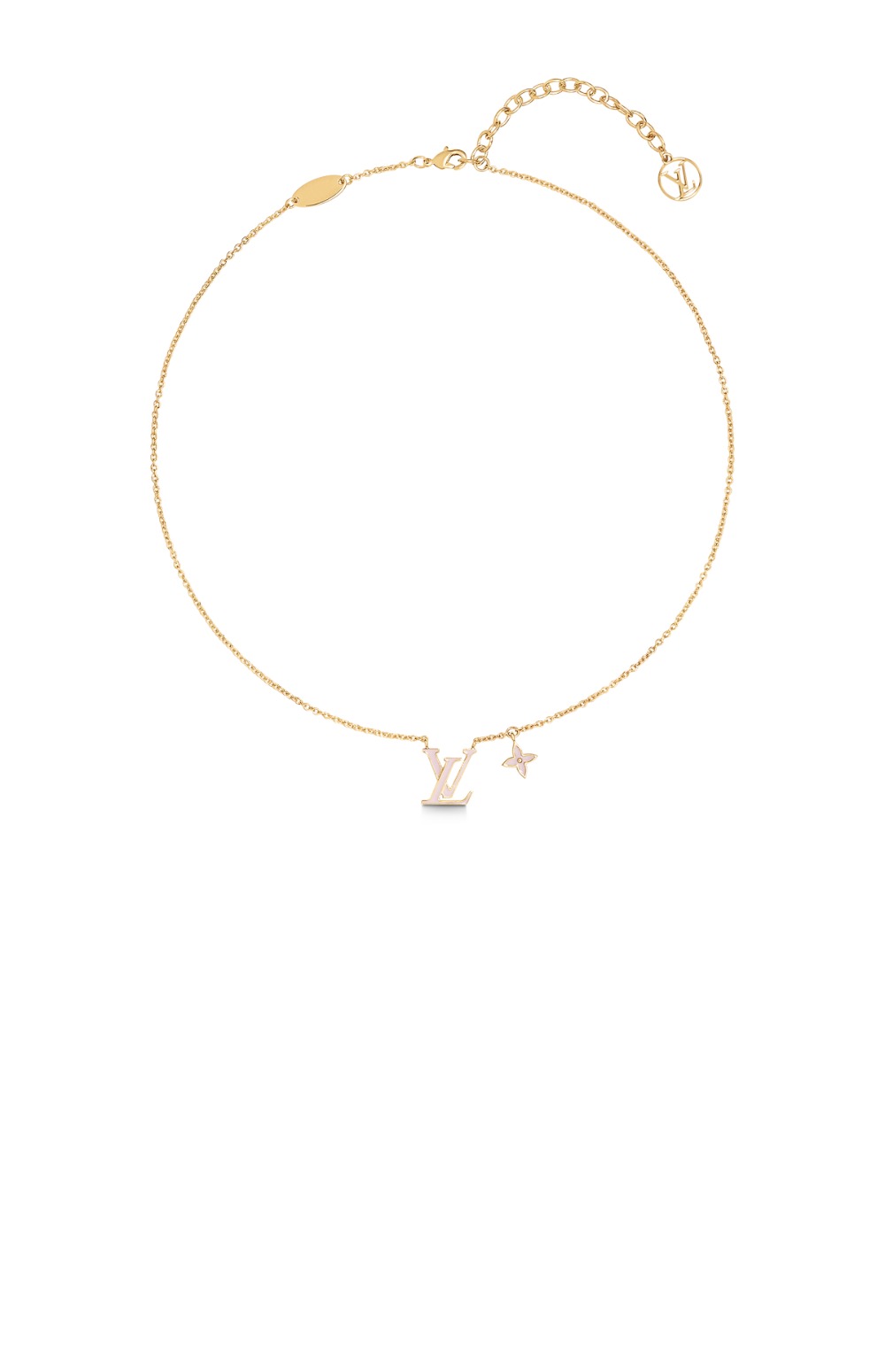 루이비통 LV 아이코닉 에나멜 목걸이 M01215