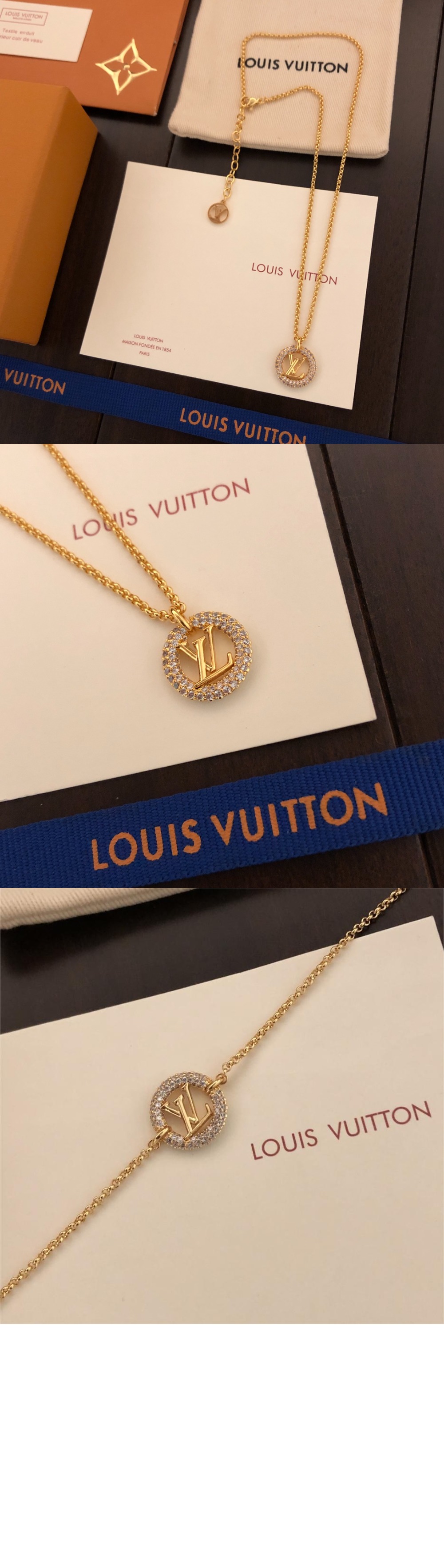 루이비통 루이즈 바이 나이트 목걸이 M00759