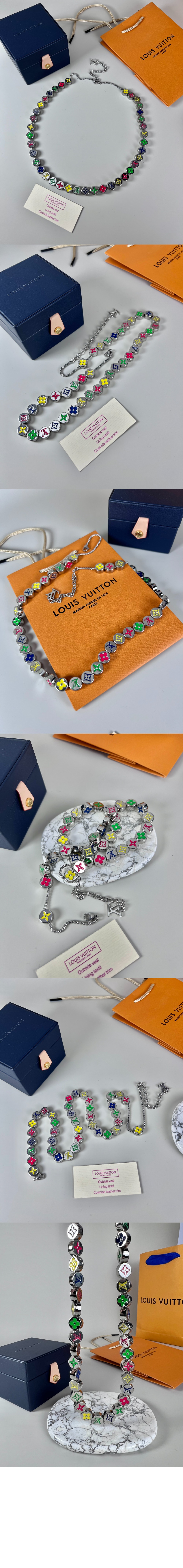 루이비통 모노그램 컬러스 목걸이 M01266