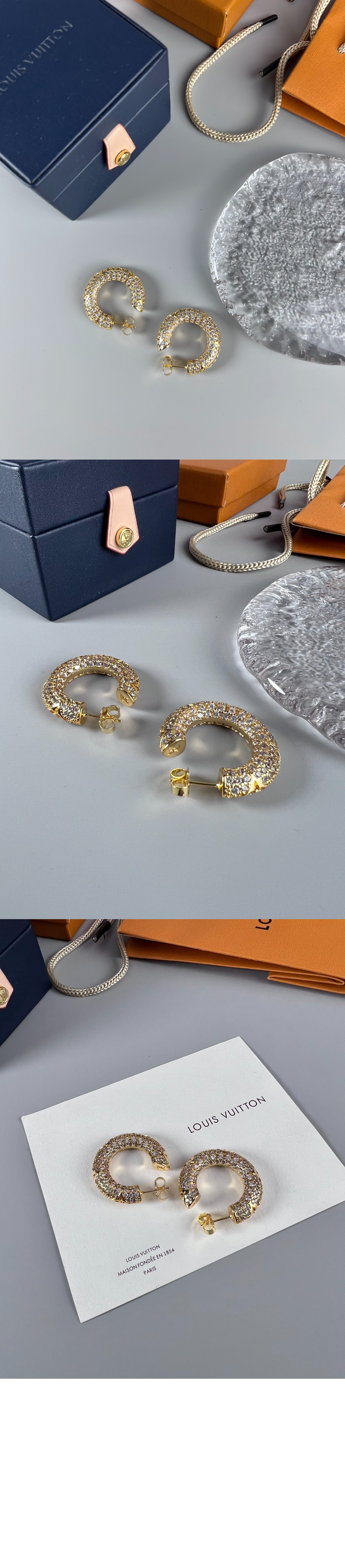 루이비통 LV 크라운 귀걸이 M01274