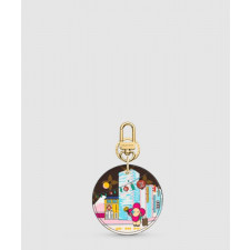 루이비통 일러스트 Xmas 도쿄 백 참 & 키 홀더 M00881