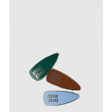 미우미우 에나멜 메탈 클립 5IF216