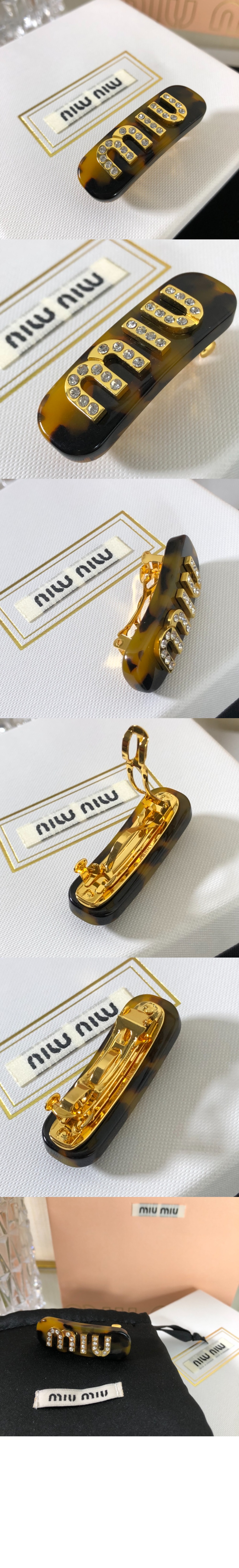 미우미우 헤어 클립 5JF091