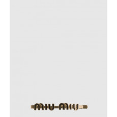 미우미우 에나멜 메탈 헤어 클립 5IF146