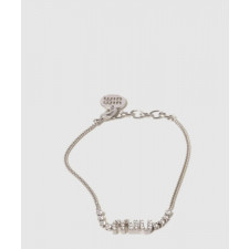 미우미우 크리스털 장식 메탈 브레이슬릿 5IB454