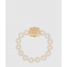 미우미우 메탈 및 진주 팔찌 5IB614