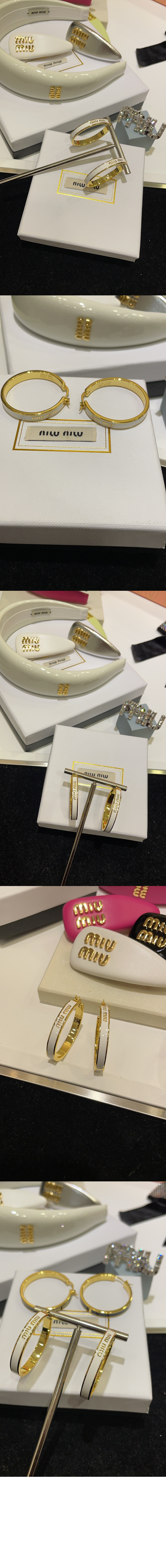 미우미우 이어링 5JO933