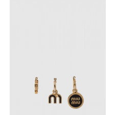 미우미우 에나멜 메탈 이어링 세트 5IO102