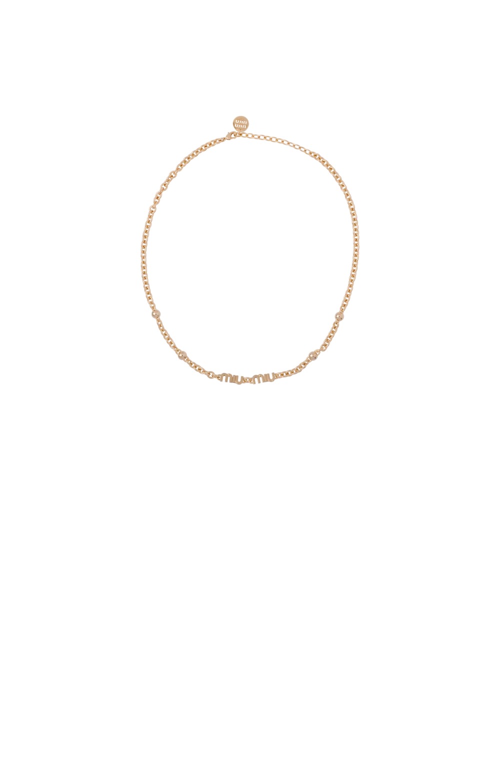 미우미우 메탈 네크리스 5IC059