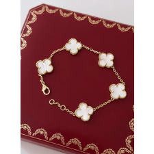 반클리프 팔찌 로즈골드 앤 화이트