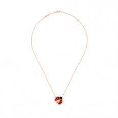 반클리프 럭기 스프링 무당벌레 펜던트 로즈골드