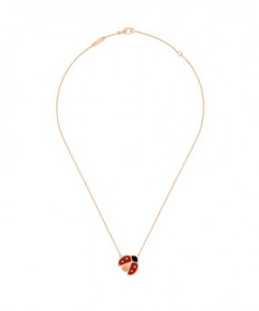 반클리프 럭기 스프링 무당벌레 펜던트 로즈골드