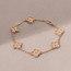 반클리프 빈티지 알함브라 브레이슬릿 로즈골드 6 모티브