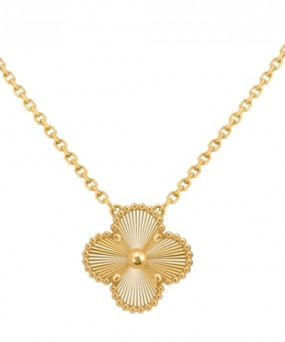 반클리프 빈티지 알함브라 펜던트 골드 앤 골드