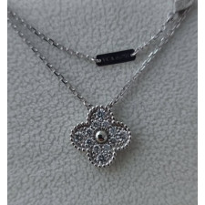 반클리프 앤 아펠 빈티지 알함브라 화이트 골드