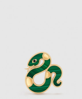 반클리프 럭키 애니멀 스네이크 클립 7UJ00