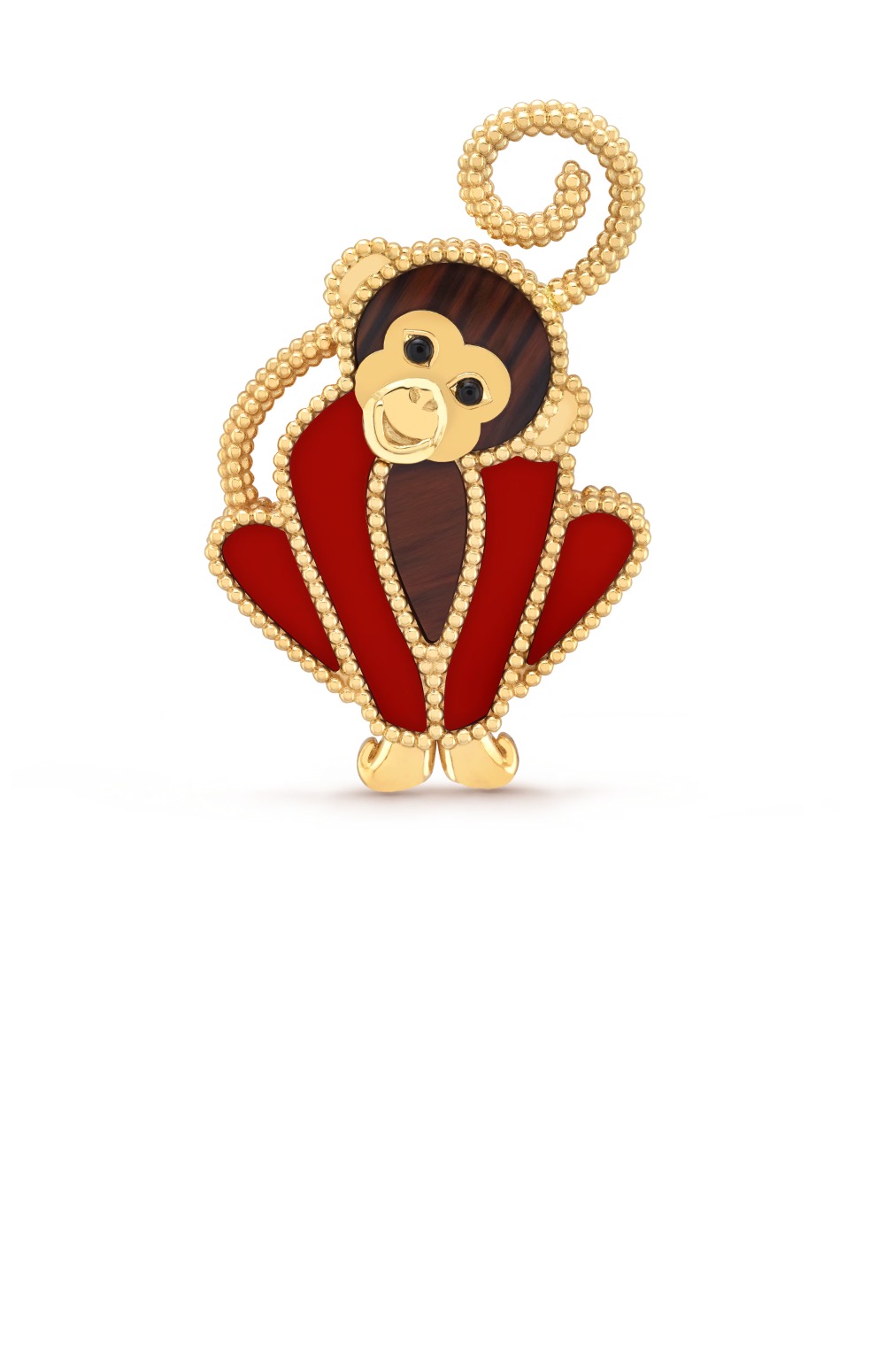 반클리프 럭키 애니멀 몽키 클립 7UL00