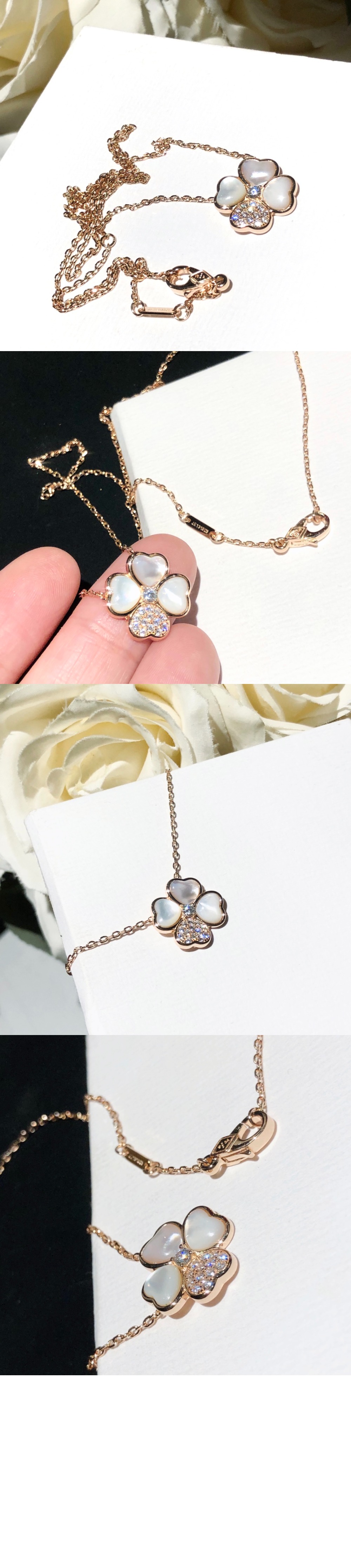 반클리프 코스모스 미디엄 모델 클립 펜던트 5BV00