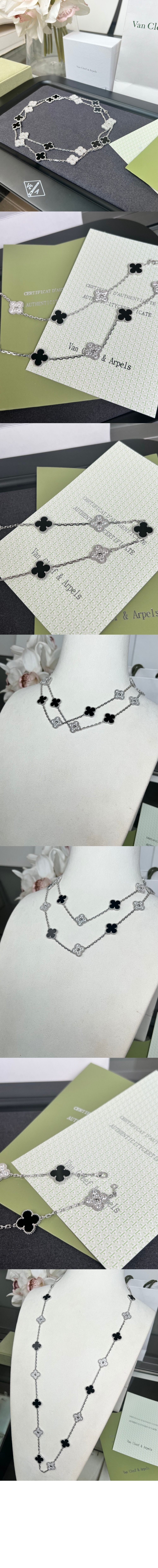 반클리프 빈티지 알함브라 롱 네크리스 2R800