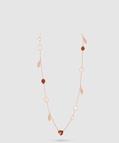 반클리프 럭키 스프링 롱 네크리스 7RT00