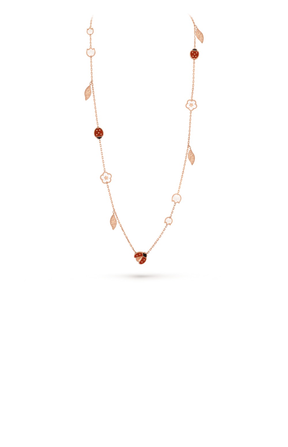 반클리프 럭키 스프링 롱 네크리스 7RT00