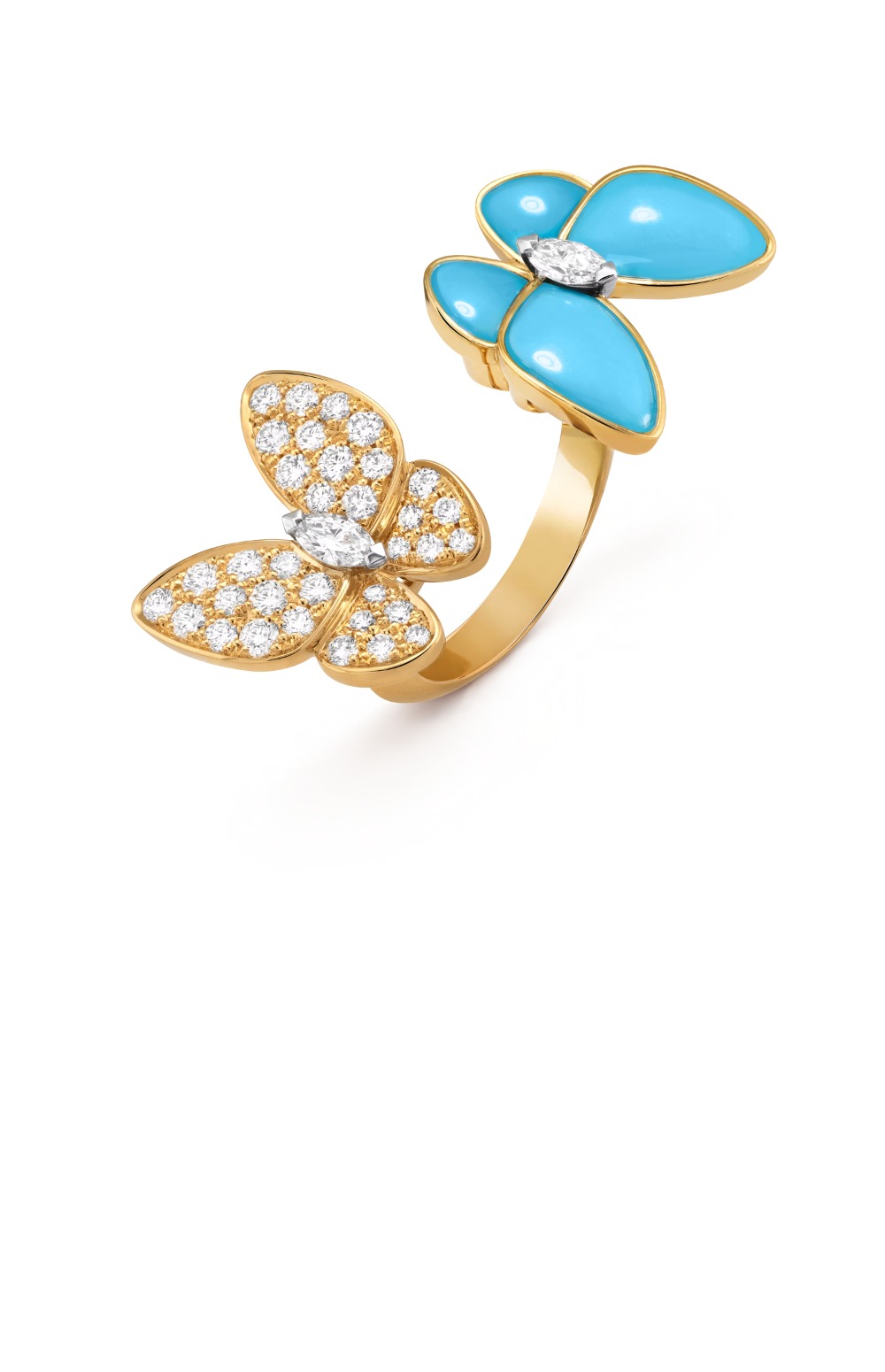 반클리프 투 버터플라이 비트윈 더 핑거 링 7UZ00