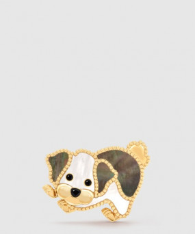 반클리프 럭키 애니멀 비숑 프리제 클립 9RV00