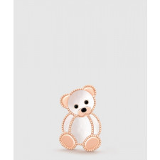 반클리프 럭키 애니멀 테디 베어 클립 9RZ00