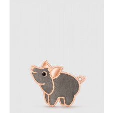 반클리프 럭키 애니멀 피그 클립 7UO00