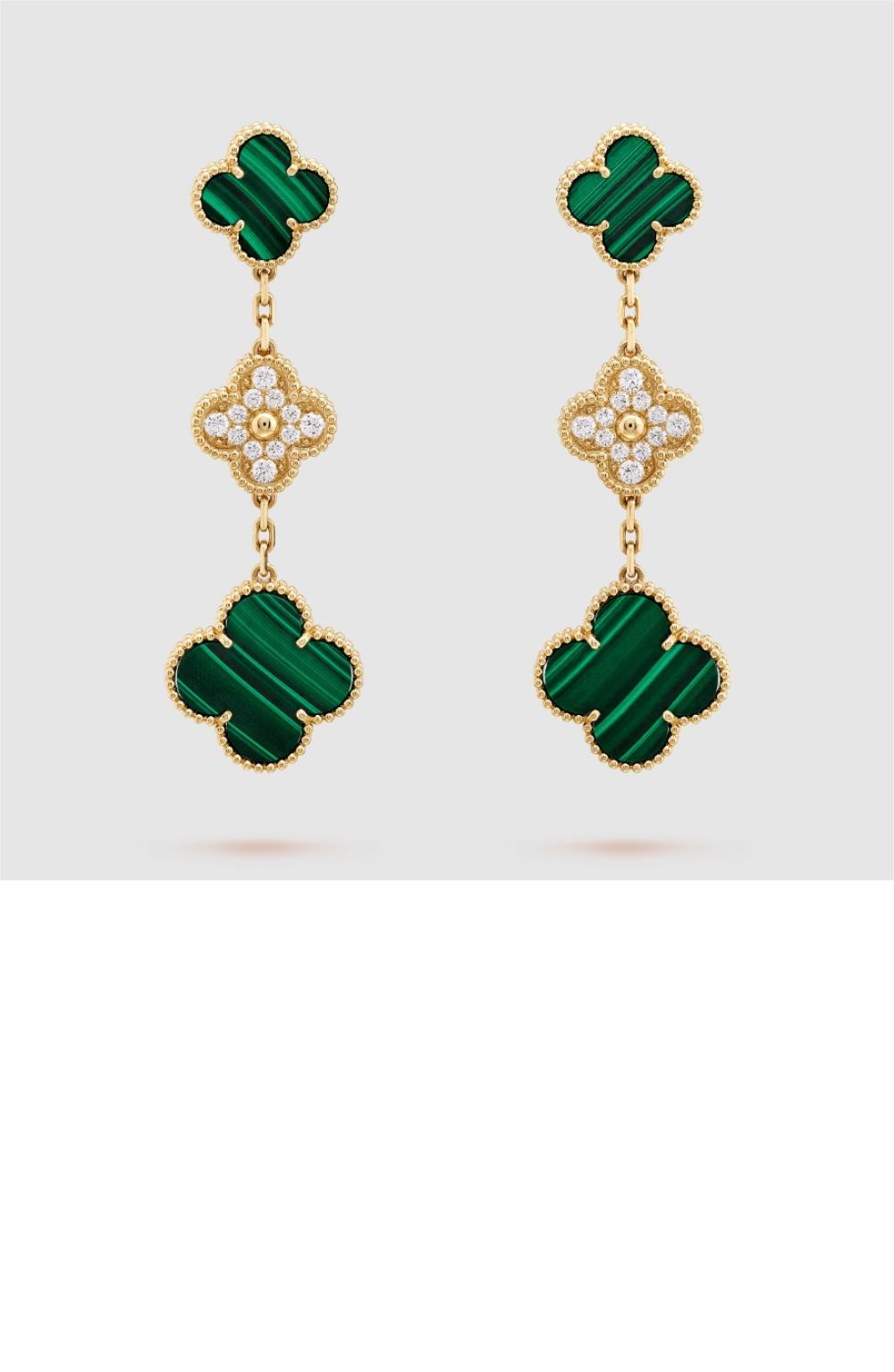 반클리프 매직 알함브라 귀걸이 9II00