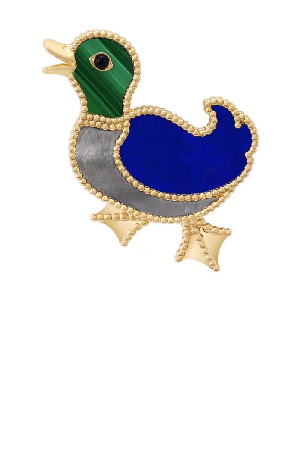 반클리프 럭키 애니멀즈 오리 클립 5lh00