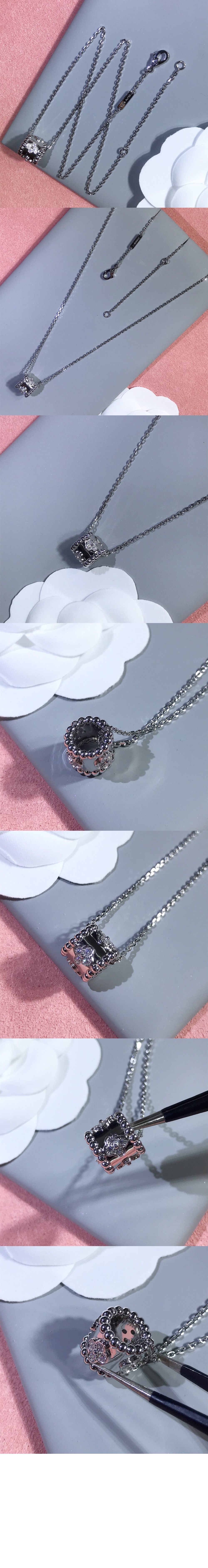 반클리프 빼를리 클로버 목걸이 2EF00