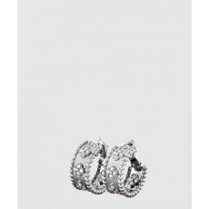 반클리프 빼를리 클로버 후프 귀걸이 2ML00