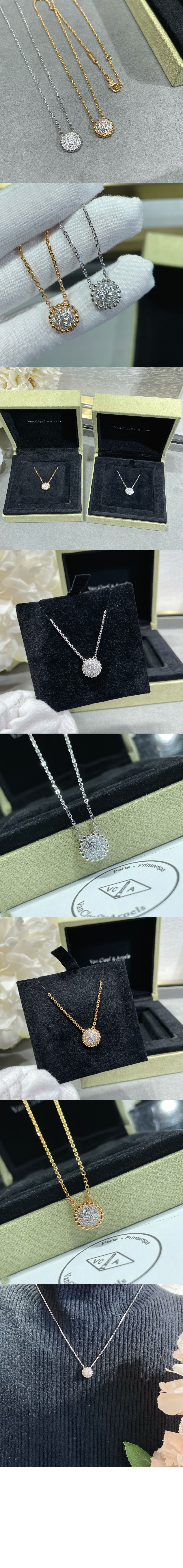 반클리프 앤 아펠 뻬를리 디아망 펜던트 9PC00