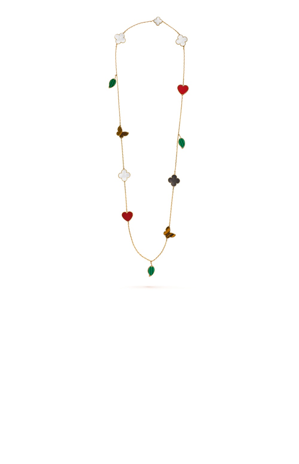 반클리프 럭키 알함브라 롱 네크리스 80100