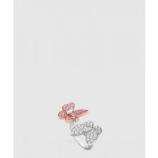 반클리프 앤 아펠 투 버터플라이 비트윈 더 핑거 링 3M500