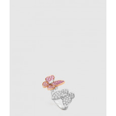 반클리프 앤 아펠 투 버터플라이 비트윈 더 핑거 링 3M500