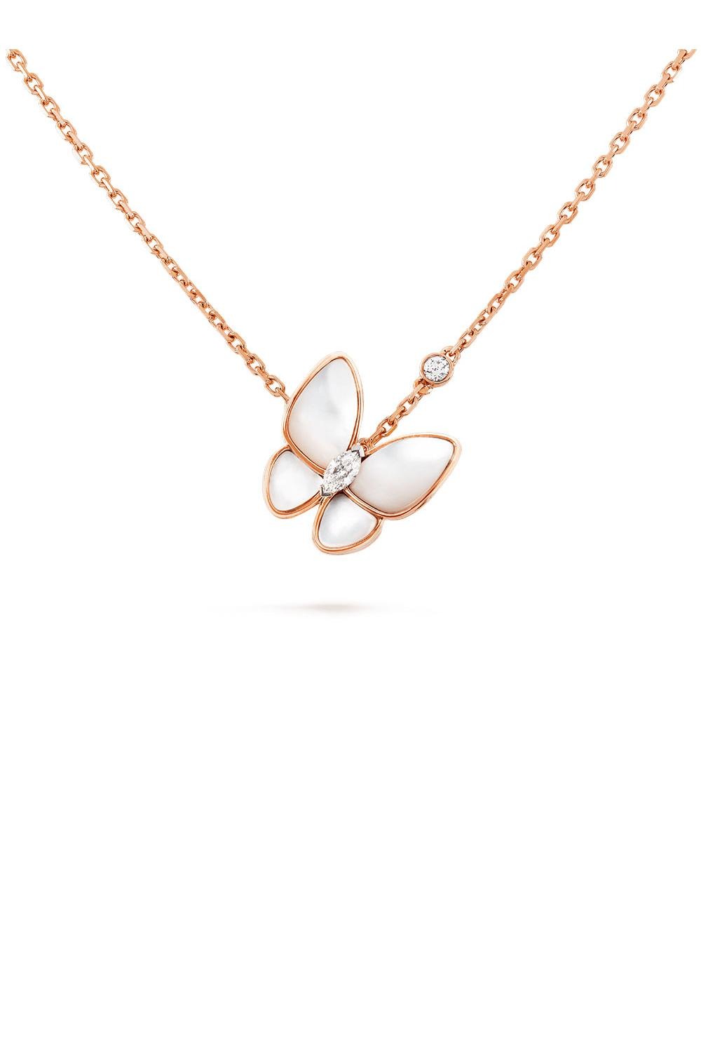 반클리프 투 버터플라이 목걸이 8FO00
