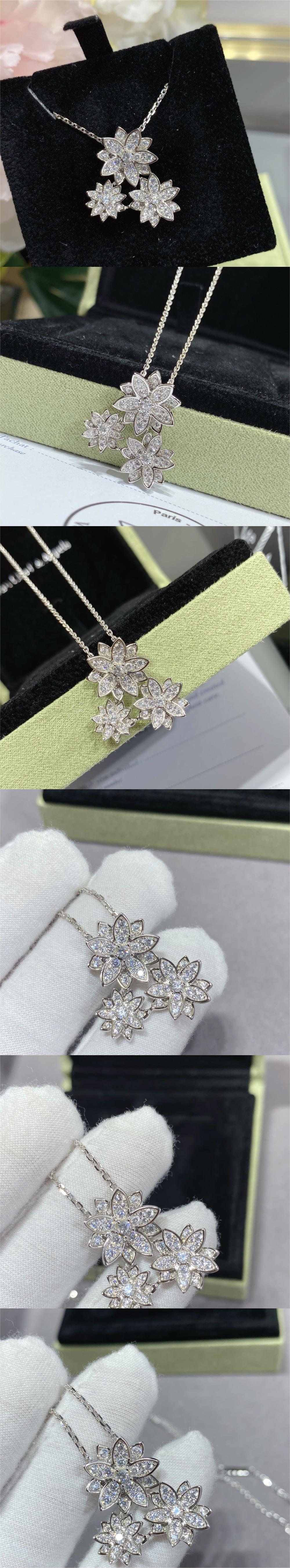 반클리프 로터스 펜던트 7TG00