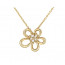 반클리프 플라워레이스 펜던트 목걸이 옐로우골드