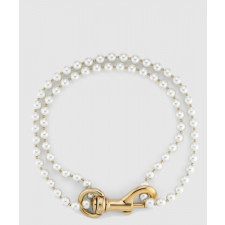 발렌시아가 후크 유리 진주 목걸이 817048