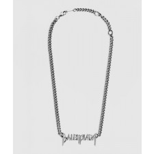 발렌시아가 타이포 메탈 네크리스 787781