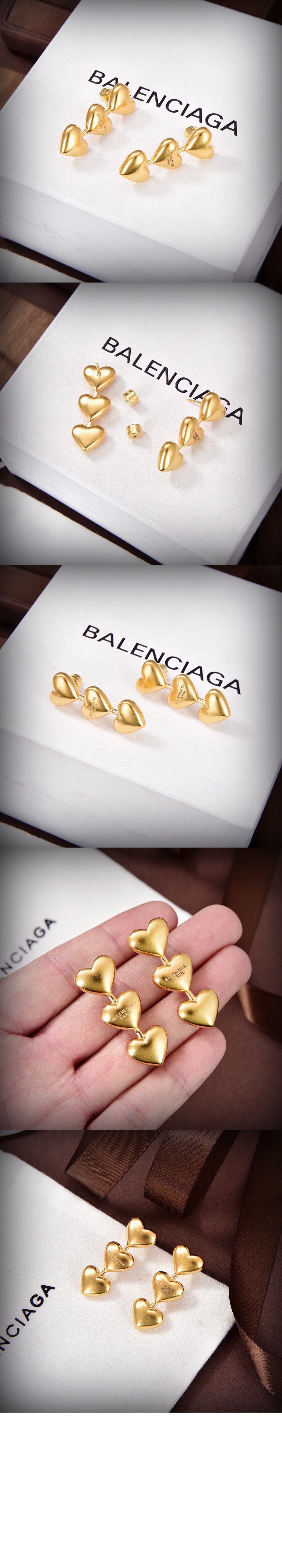 발렌시아가 하트 귀걸이 722747