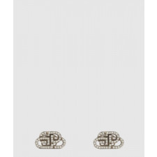 발렌시아가 Bb Xs 스터드 귀걸이 실버 624203