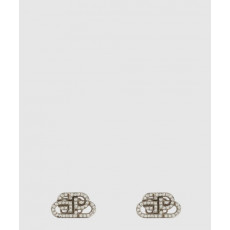 발렌시아가 Bb Xs 스터드 귀걸이 실버 624203