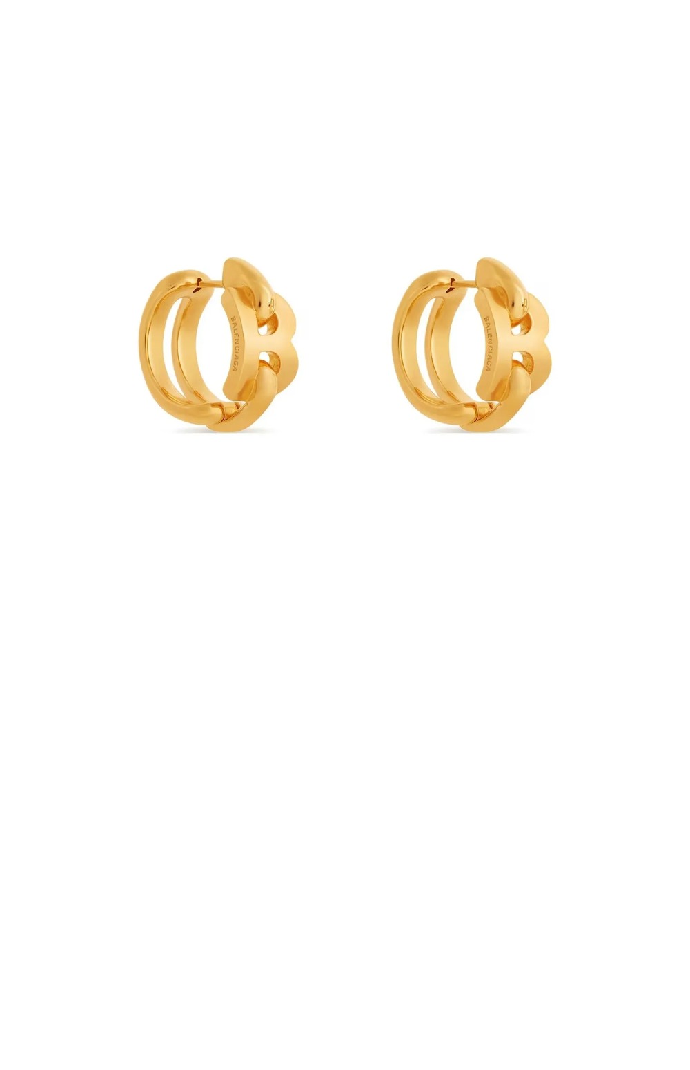 발렌시아가 B 체인 후프 귀걸이 748176